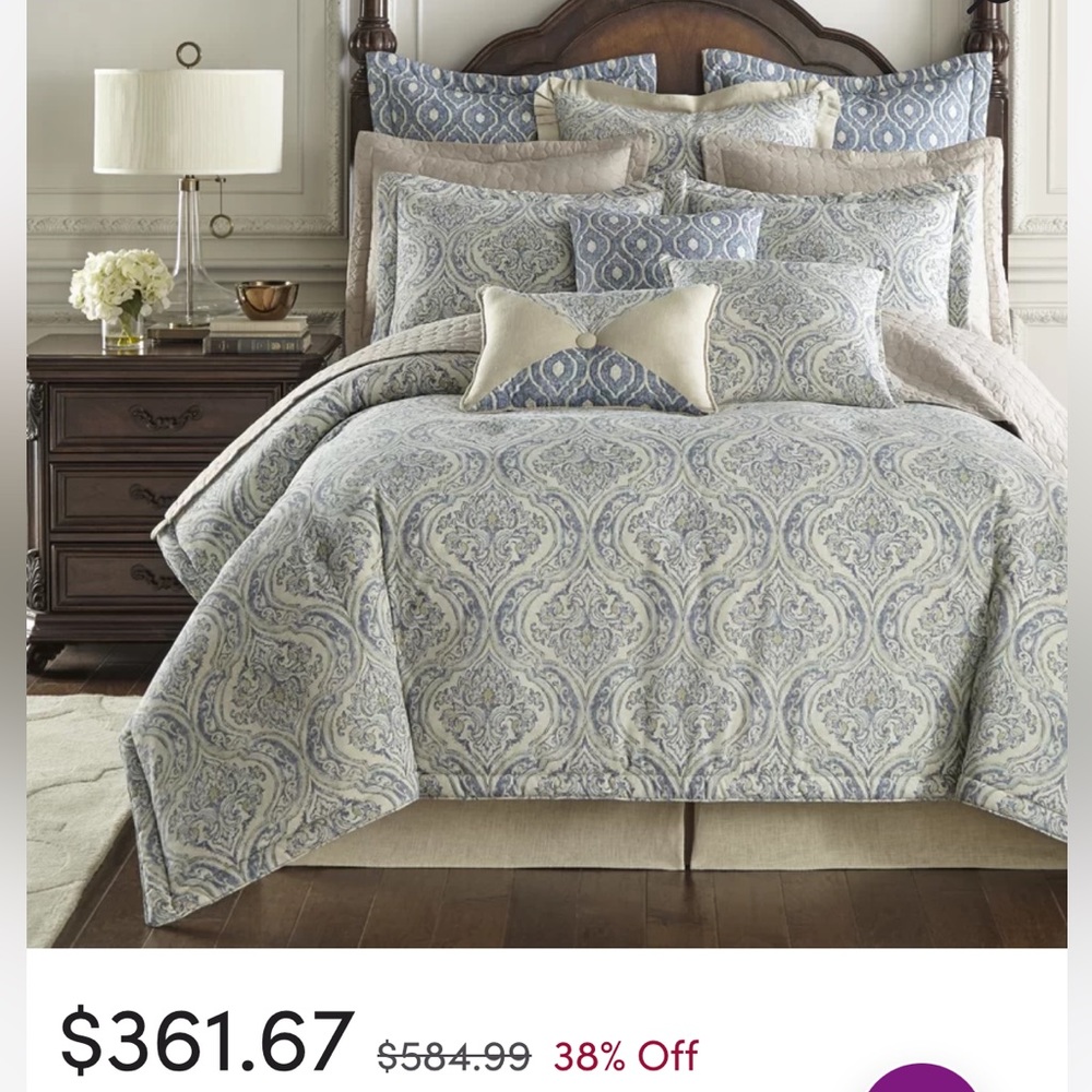 Magnolia 100% Cotton Duvet Cover Set - king